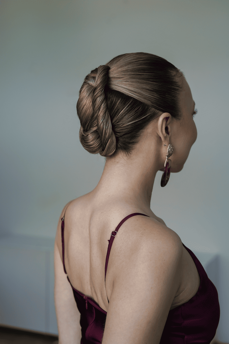 Sleek Double Bun 3